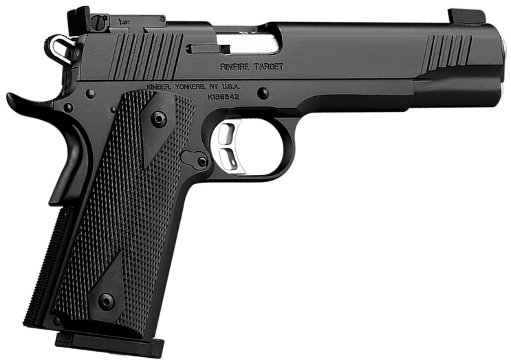 Kimber 3300151 Rimfire Target Pistol - .22 LR, Black, 5 in Barrel, Aluminum Frame/Slide, 10 Rd