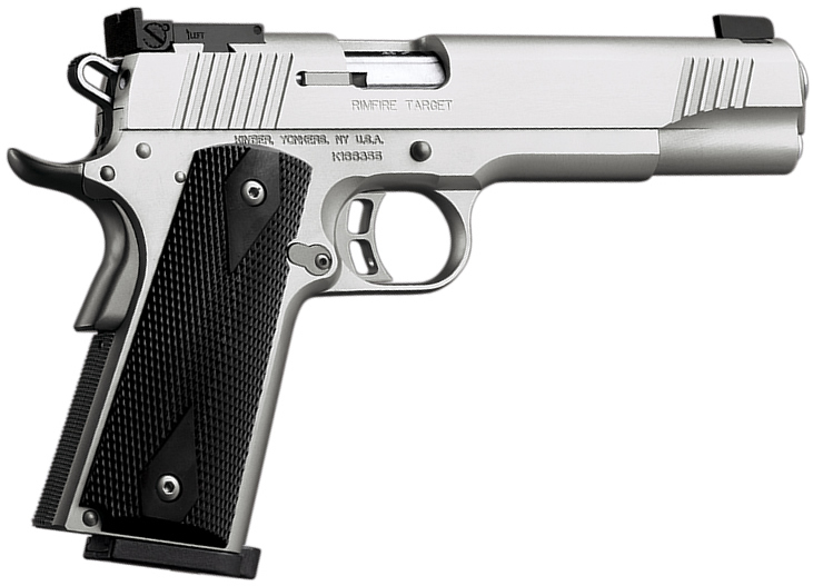 Kimber 3300152 Rimfire Target Pistol - .22 LR, Silver, 5 in Barrel, Aluminum Frame/Slide, 10 Rd
