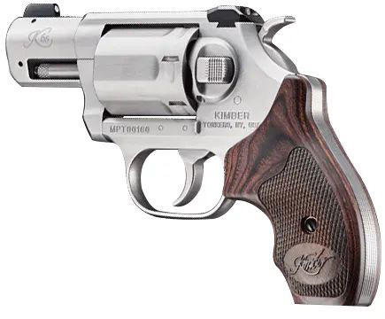 Smith & Wesson Model 642 Airweight Revolver, .38 Special, 1.88, Silver, Crimson Trace Lasergrip