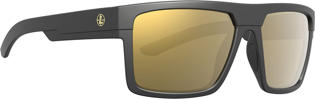 Leupold Becnara Sunglasses, Matte Black, Bronze Mirror (179103)