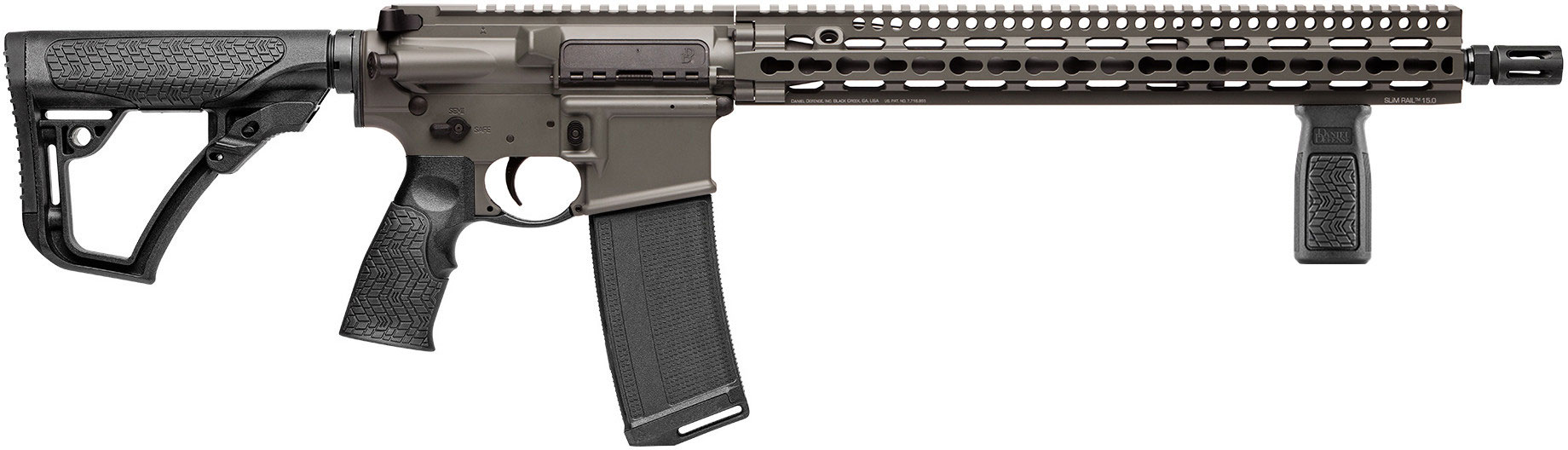 Daniel Defense DDM4 V11 Semi-Auto Rifle 0215110240047, 223 Remington/5.56 NATO, 16", Black Stock, Deep Woods Finish, 30 Rd