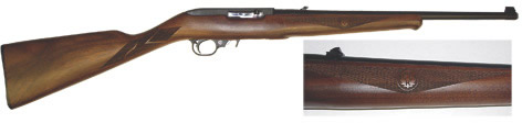 Ruger 10/22 Classic Carbine 22 LR Rifle 1215, 18.5", Wood Stock, Blue Finish