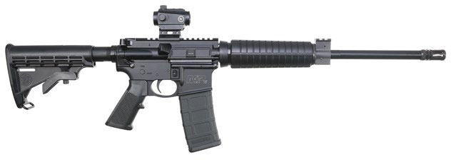 Smith & Wesson M&P15 Sport II w/Red Dot Semi-Auto Rifle 12936, 223 Remington-5.56 NATO, 16", Black Stock, Black Finish, 30 Rd
