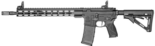 Smith & Wesson M&P-15T II Semi-Auto AR-15 Rifle 13492, 5.56 Nato, 16 in, Collapsible Stock, Black Finish, 30 Rd
