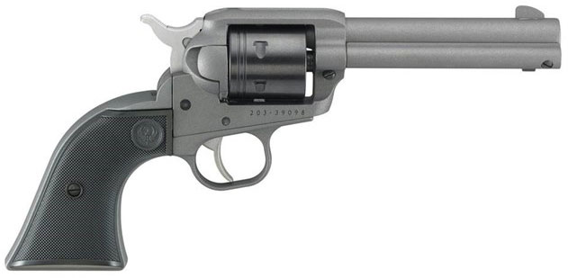 Ruger Wrangler Revolver 2023, 22 LR, 4.62", Black Synthetic Grips, Tungsten Cerakote Finish, 6 rd