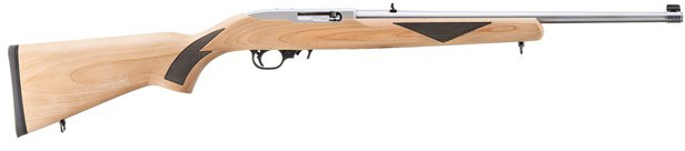 Ruger 10/22 Sporter 75th Anniversary Rifle 41275, 22 LR, 18" Sporter, Semi-Auto, Wood Stock, Stainless Finish, 10 Rds