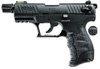 Walther P22 DA/SA Tactical Pistol 5120352, 22 Long Rifle, 3.4 in Threaded, Black Finish, HViz Front Sight