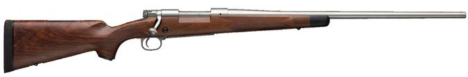 Winchester M70 Super Grade Bolt Action Rifle 535235289, 6.5 Creedmoor, 24 in, Walnut Stock, Stainless Finish