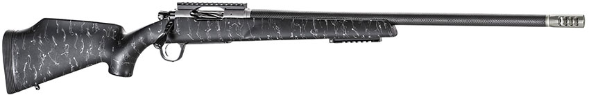 Christensen Arms Traverse Rifle 8011000400, 6.5 PRC, 24", Black/Gray Carbon Fiber Stock, Stainless Finish