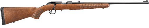 Ruger American Rimfire Rifle 8329, 22 LR, 22 in, Wood Stock, Black Finish, 10 Rd