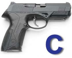 Beretta PX4 Storm Constant Action Semi-Auto Pistol JXF4C21, 40 SW, 4", Black Polymer Grips, Black Matte Finish, 14 Rd