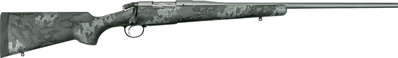 Bergara Premier Mountain Bolt Action Rifle BPR28N, 28 Nosler, 24", Carbon Fiber Stock, Gray Cerakote Finish, 3 Rds