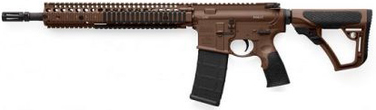 Daniel Defense DDM4 M4A1 Carbine 0208815126011, 223 Rem-5.56 NATO, 14.5", DD Collaps Stk, Brn MilSpec Cerakote, 30 Rd