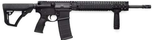 Daniel Defense DDM4 V5 Slick Top Carbine 0212316029047, 223 Remington-5.56, 16", DD Collaps Stk, Matte Blk Finish, 30 Rd