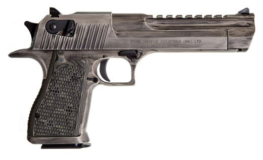 Magnum Research Apocalyptic Desert Eagle Mark XIX Pistol DE50WMD, 50 AE, 6", G10 Grip, Distressed Matte White, 7 Rd