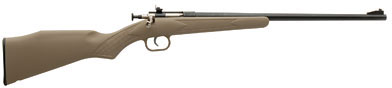 Crickett Youth Bolt Action Rifle 2235, 22 LR, 16.12", Desert Tan Synthetic Stock, Blued Steel Finish, 1 Rd.