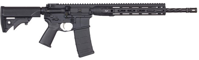 LWRC Individual Carbine Direct Impingement M-Lok Rifle ICDIR5B16ML, 5.56mm NATO, 16.1