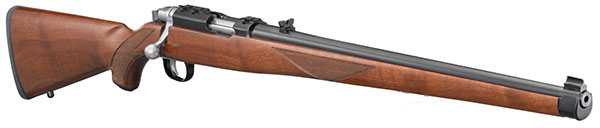 Ruger 77/22 International Bolt Action Rifle 7040, 22 Magnum (WMR), 18.5", Walnut Stock, Blue Finish, 9 Rd