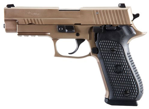 Sig P220 Emperor Scorpion Pistol 220R510ESCPN, 10mm, 5 in, Black G10 Grip, Dark Earth PVD Finish, Night Sights, 8 Rd