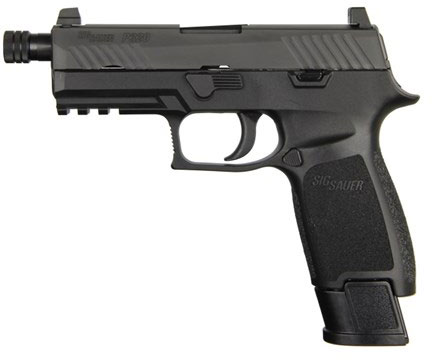 Sig P320 Carry Tacops Pistol 320CA9TACOPSTB, 9mm, 3.9" Threaded, Polymer Grip, Black Nitron Finish, 21 Rd