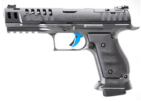 Walther PPQ Q5 Match Pistol 2830001, 9mm, 5", Steel Frame, Black Finish, 15 Rds