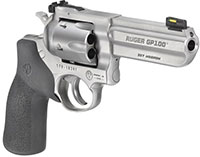 Ruger GP100 Match Champion Revolver 1786, 357 Mag, 4.2", Adj Sight, Hogue Rubber, Satin Stainless Finish, 6rd