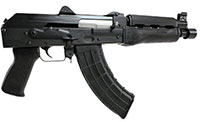 Zastava Arms ZPAP 92 Semi-Auto Pistol ZAZP92762M, 7.62x39mm, 10 in, Synthetic Grips, Black Finish, 30 Rd