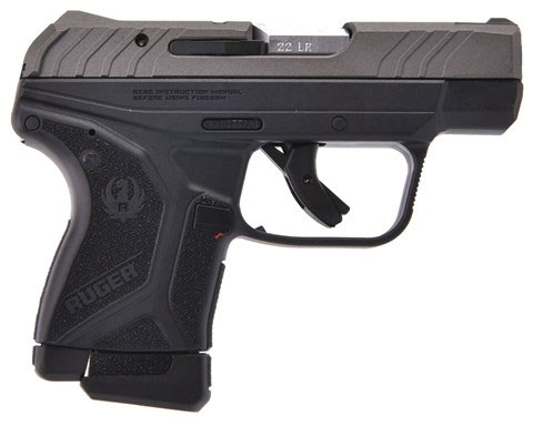 Ruger LCP II Pistol 13732, 22 LR, 2.75", Black Polymer Grips, Tungsten Finish, 10 Rds