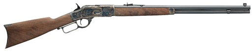 Winchester M73 Sporter Grade III Case Hardened Rifle 534217141, 45 Colt, 24 in, Grade III Walnut Stock, Blued Finish