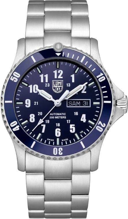 Luminox Pacific Diver Watch XS.0924 Blue Dial, White Figures, 42mm, Stainless Steel Bracelet