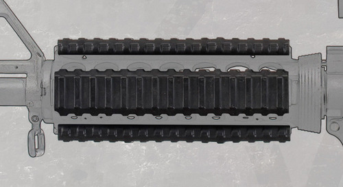 Manta Very Low Profile Rail Guard 6" 3-Pack, Black (MVLP-BLK)