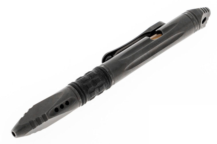Microtech Kyroh Mini Shot Peened Titanium Tritium Insert Pen (403M-TI-SPTRI)