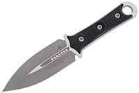 Microtech SBD Fixed Blade Dagger, Apocalyptic Edge, Black (201-10AP)