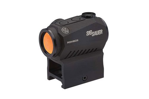 Sig ROMEO5 Compact Red Dot Sight SOR50000, 1x20mm, 2 MOA Dot, 1/2 MOA Adjustment, Black