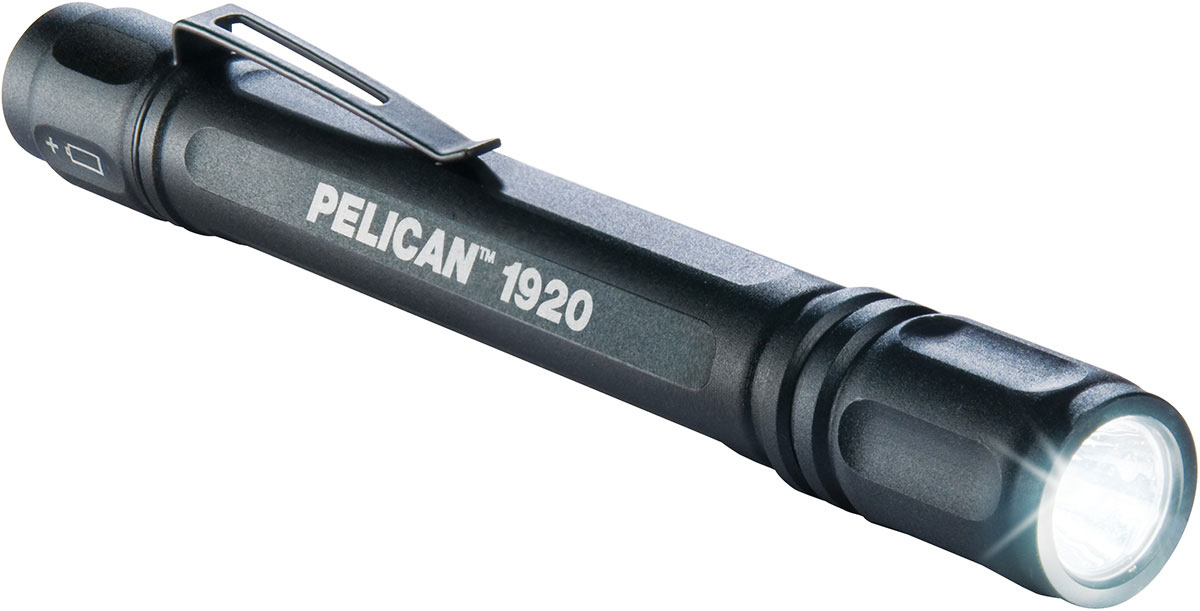 Pelican 1920 Small LED Flashlight, Black (019200-0001-110)