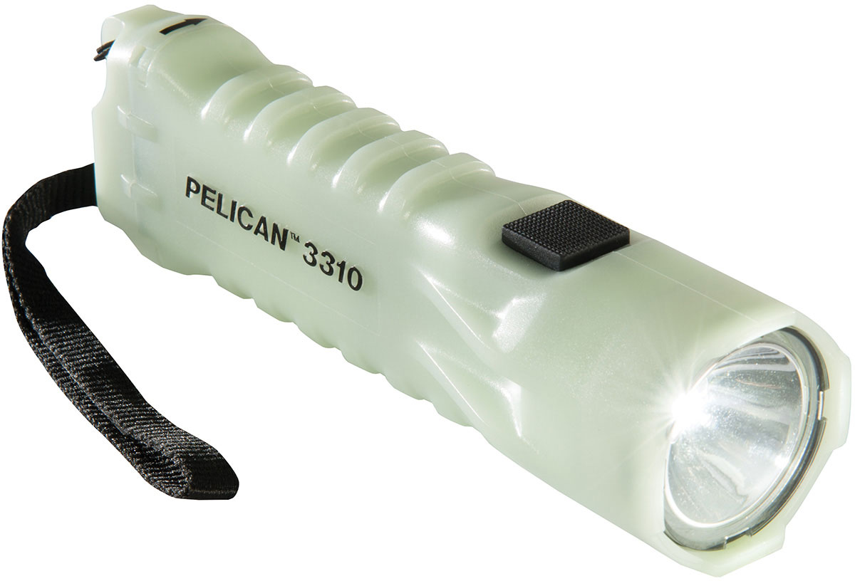 Pelican 3310PL Medium LED Flashlight, Photoluminescent (033100-0101-247)