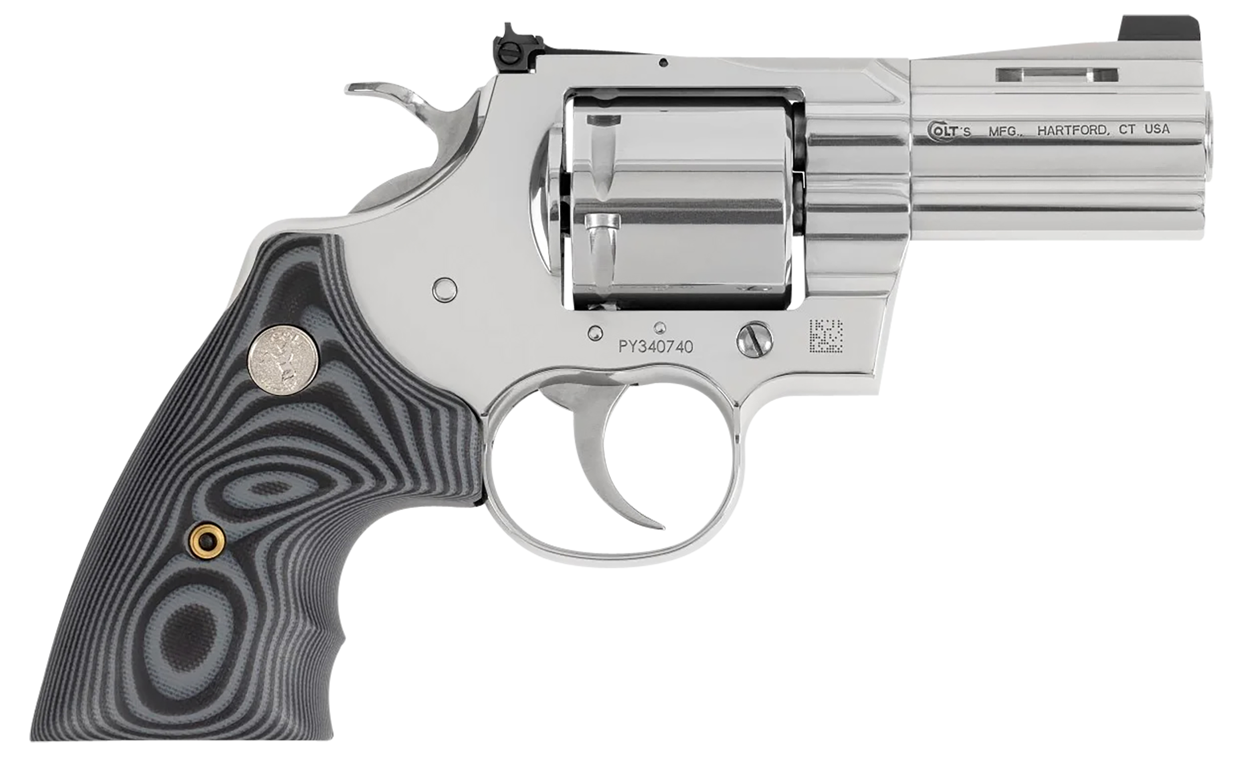 Colt Python Combat Elite Revolver PYTHON-SP3NS, 357 Magnum, 3