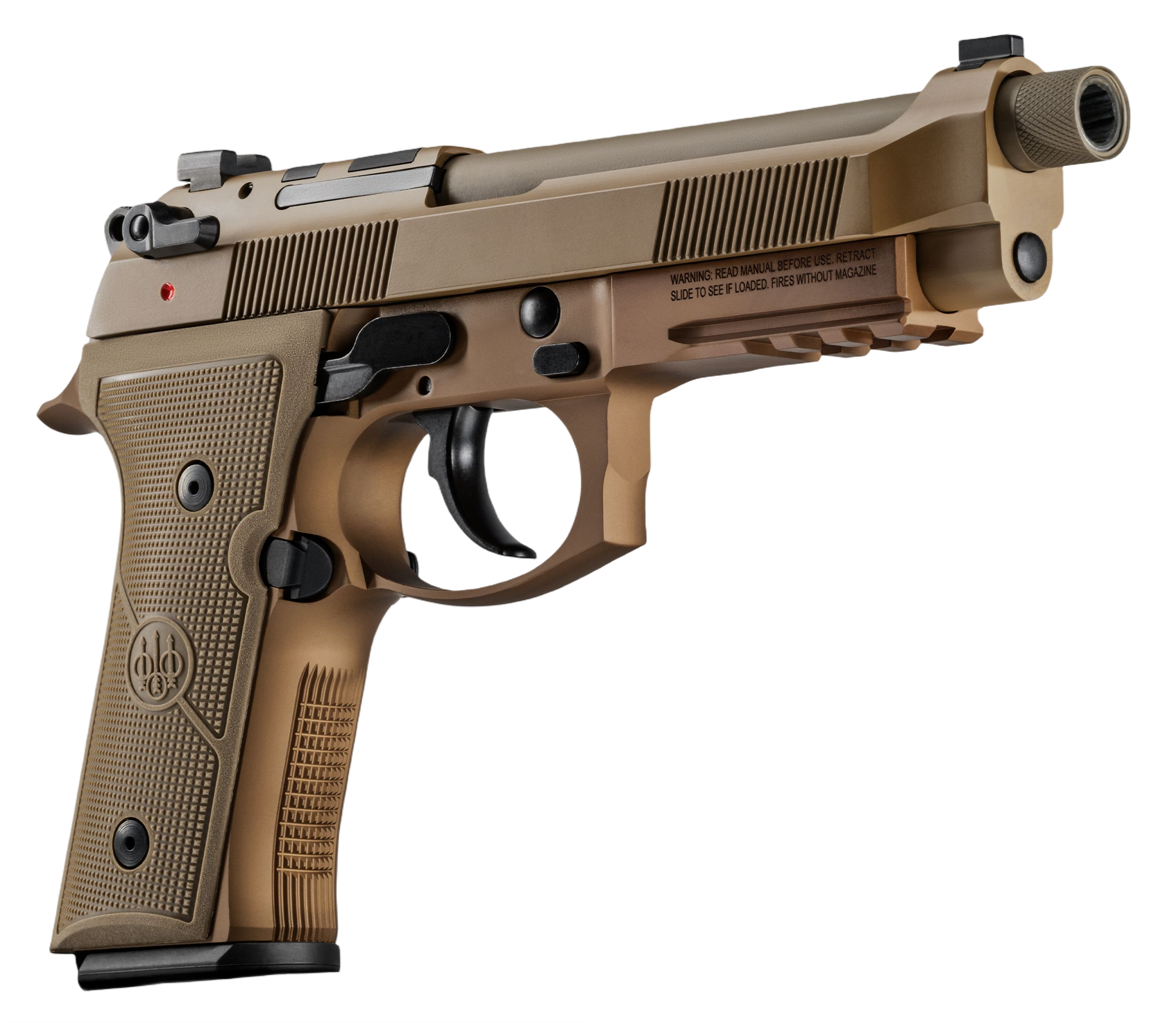 Beretta M9A4 Pistol JS92M9A4GM, 9mm Luger, 5.2