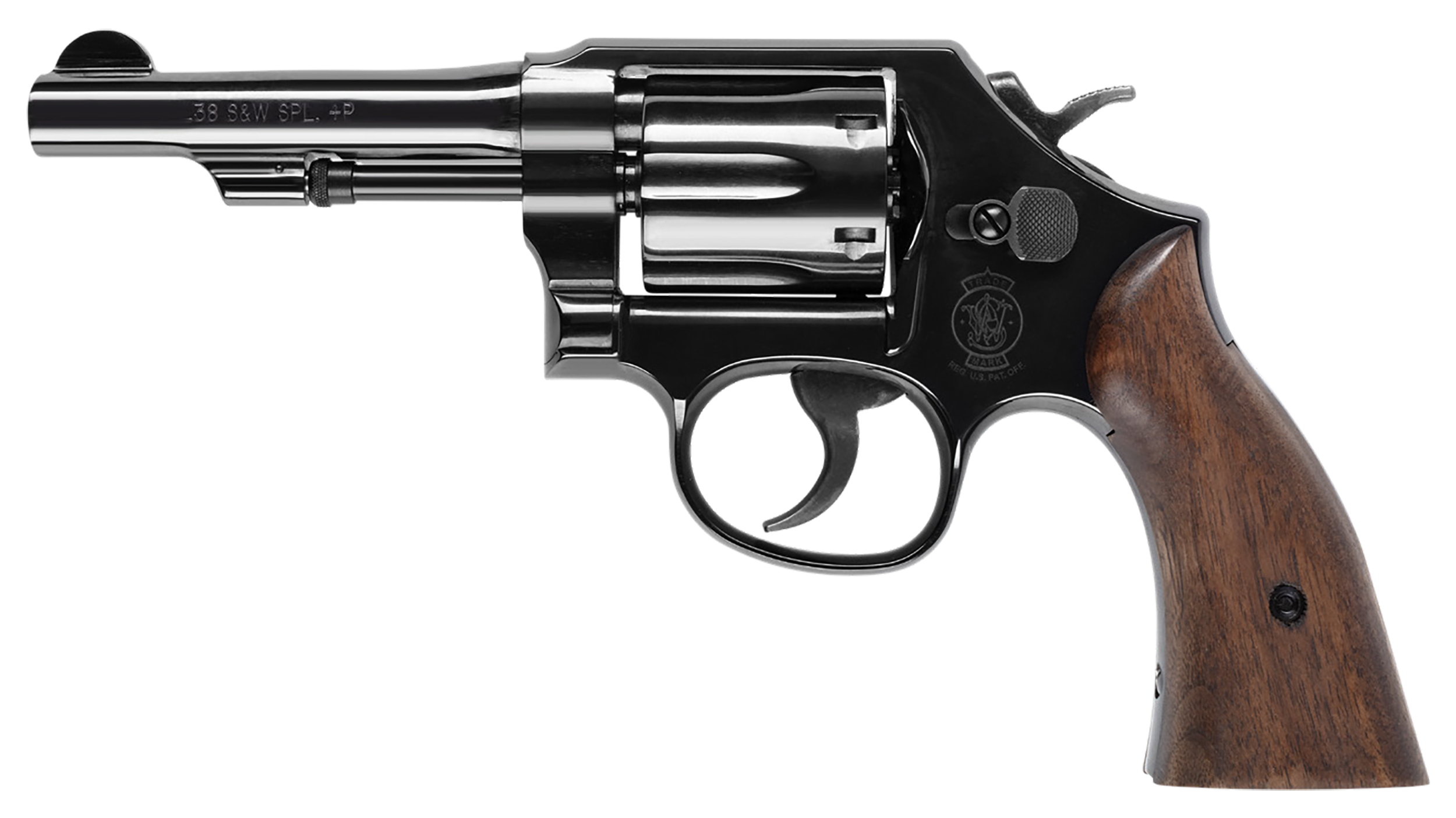 Smith and Wesson Model 10 Revolver 14074, 38 Special +P, 4