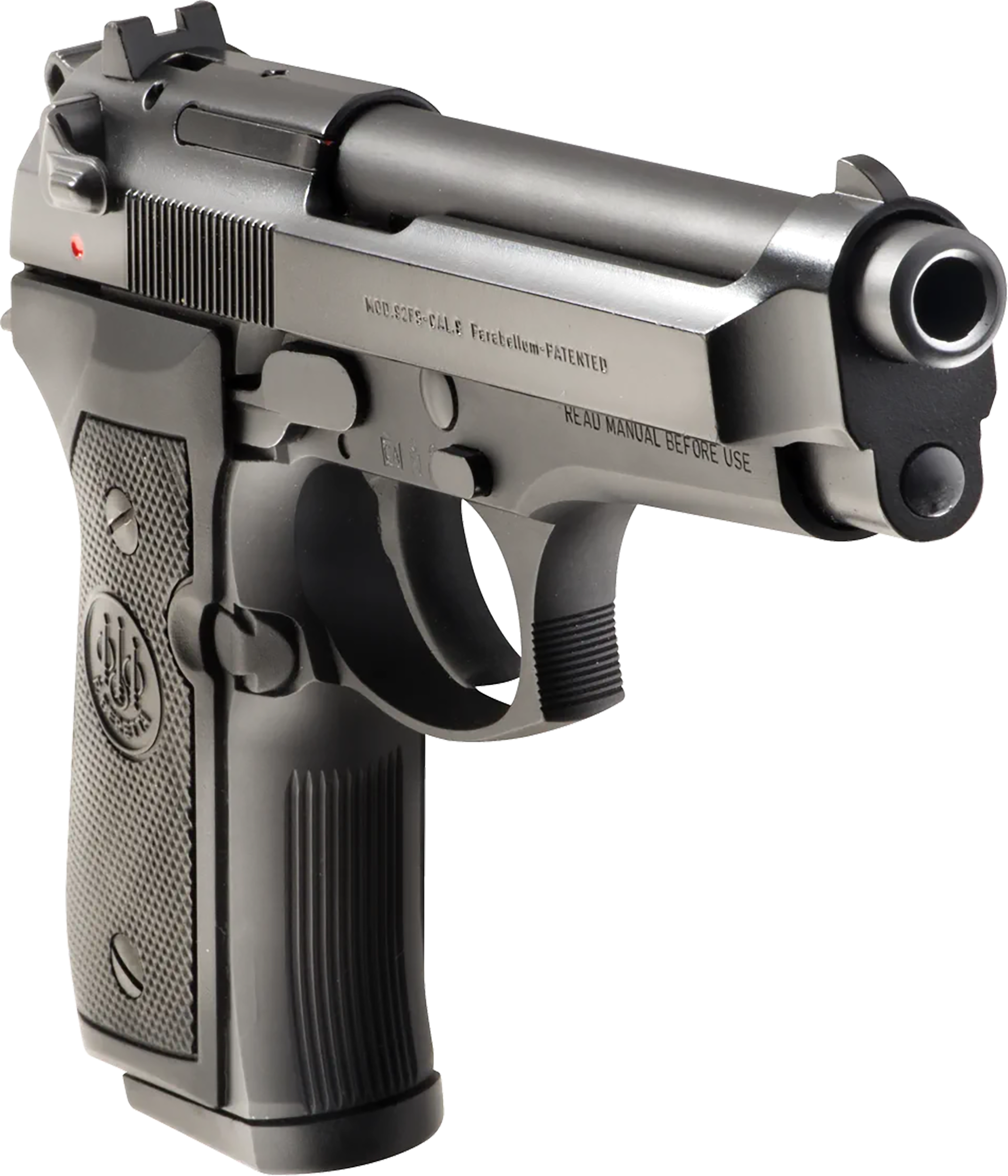 Beretta M92F 9mm セミオートマチックピストル Beretta 92FS Semi-Auto Pistol, J92F300M, 9mm, Synthetic Grip, Blue