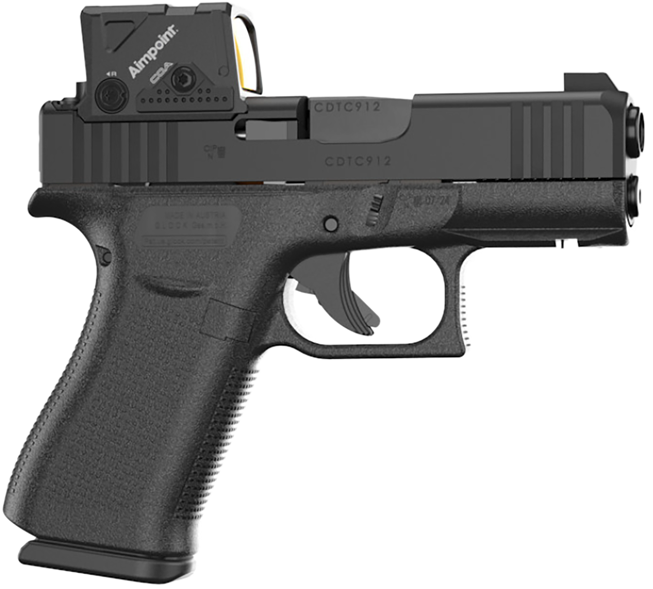GLOCK 専用販売 Glock 43X MOS Pistol PX4350B01FRMOS8A4, 9mm, 3.41