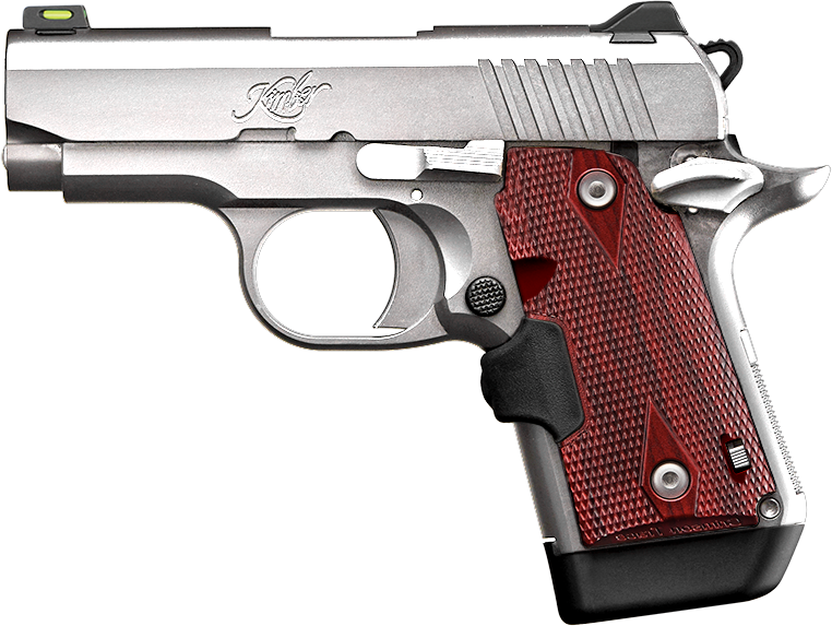 Kimber 3700482 Micro 9 Stainless Rosewood LG Pistol - 9MM, 3.15 in