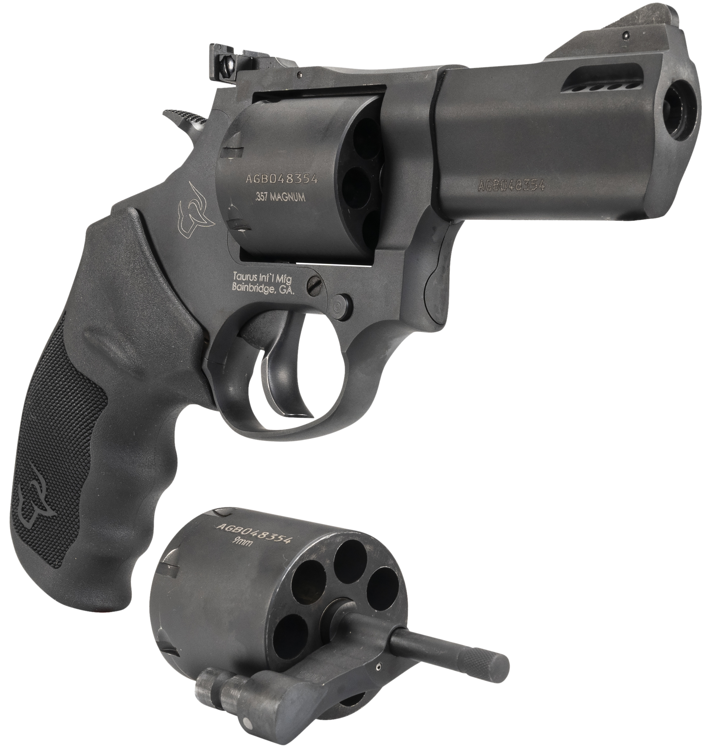 Taurus 692 Revolver 2692031, 38 Special +P/357 Mag/9mm Luger, 3