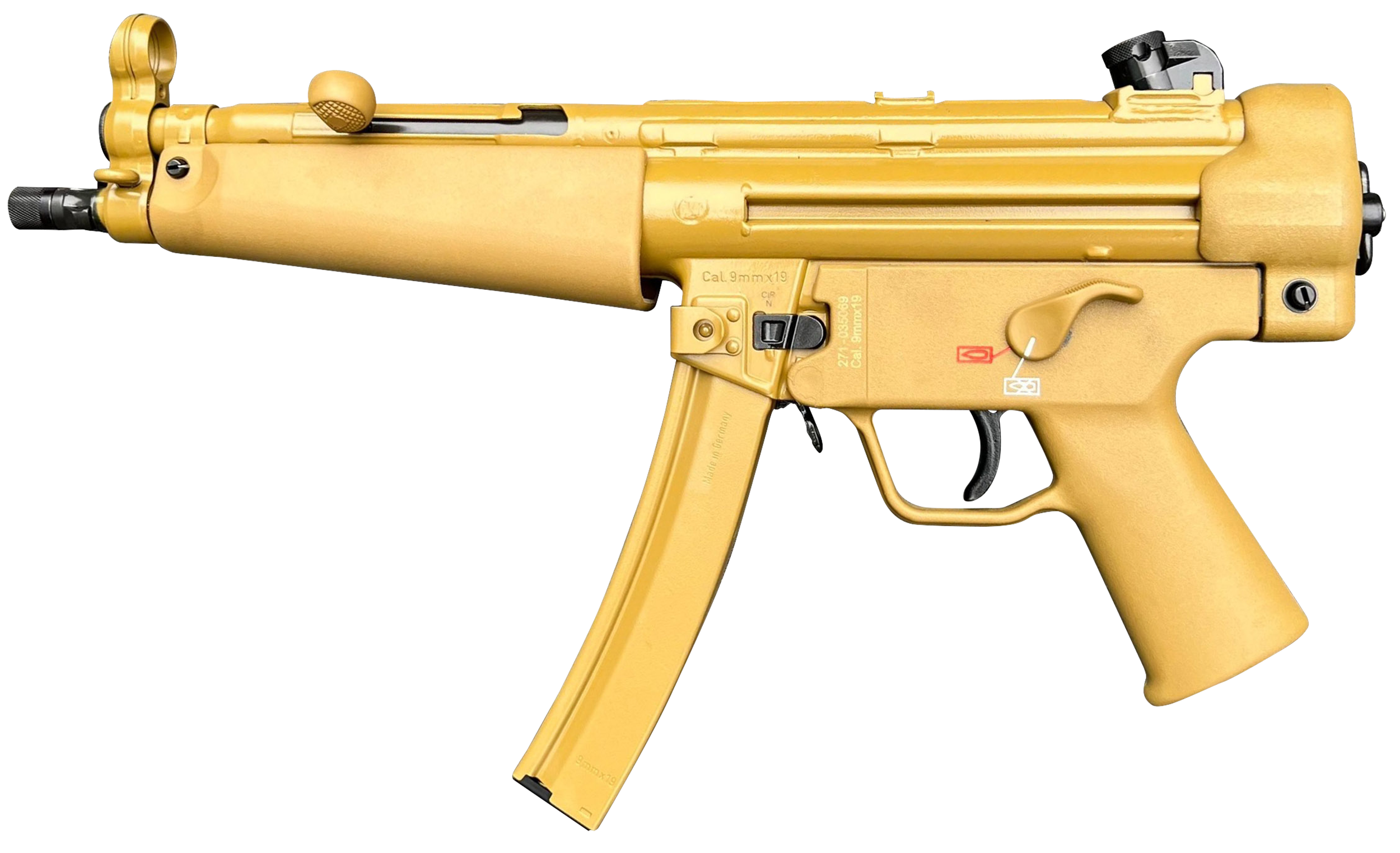 Heckler & Koch SP5 RAL8000, Semi-Auto Pistol 81001078, 9mm, 8.86