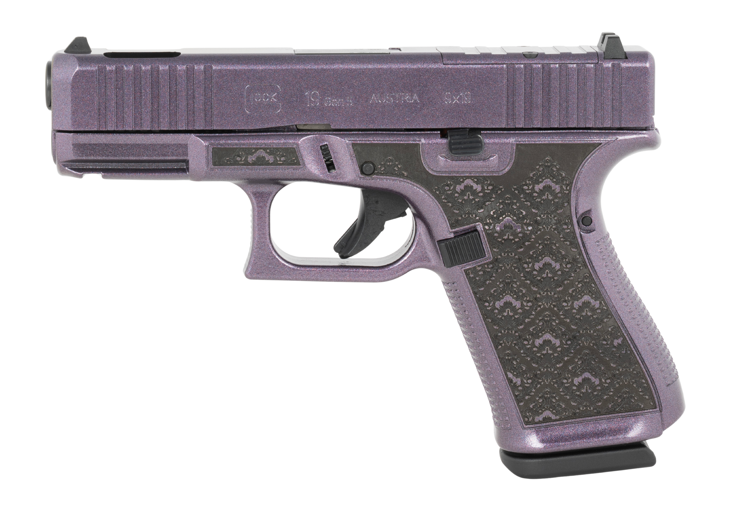 トイガン G19 Gen5 MOS & ProSight Glock G19 Gen5 MOS 9mm, Amethyst Purple - Able Ammo