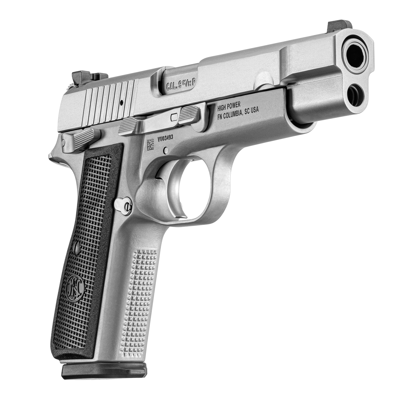 FN Herstal High Power 9mm Pistol Matte Stainless - Ables