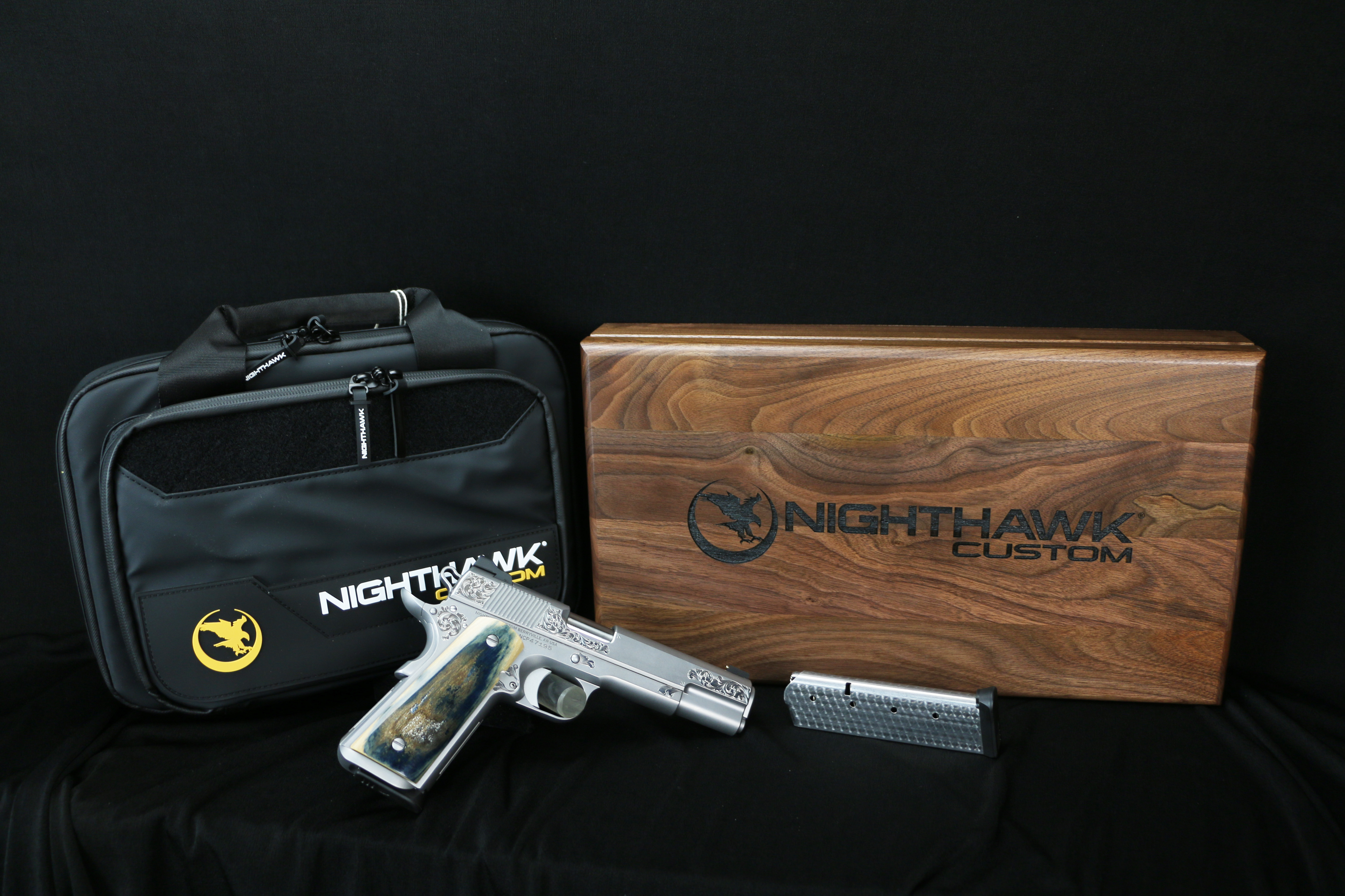 Nighthawk Custom VIP Silver 1911 1244-MB, 45 ACP, 5