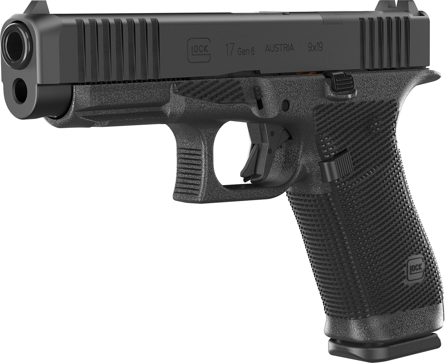 Glock 17 Gen6 MOS 9mm Pistol, 17 Rounds - Able Ammo