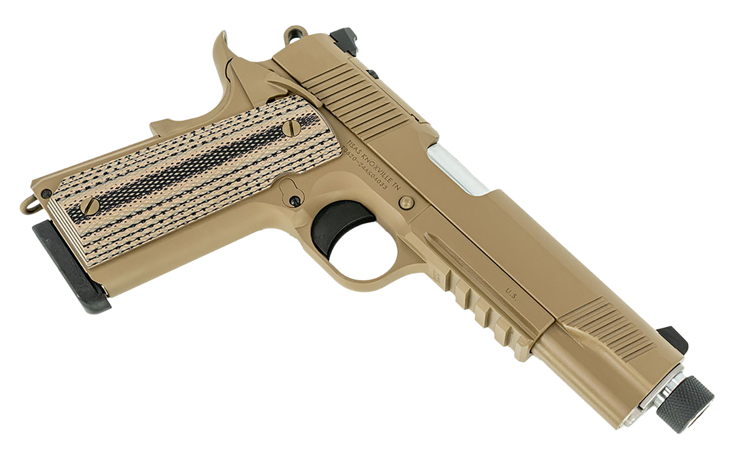 Tisas 1911 B45RGD TH Optic Ready Pistol 10100565, 45 ACP, 5.50in