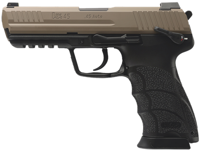 Heckler & Koch HK45 V1 Pistol 81001208, 45 ACP, 4.46in, Flat Dark